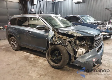 2016 Toyota Highlander Xle V6 из США, поврежденный, VIN 5TDJKRFH8GS326488